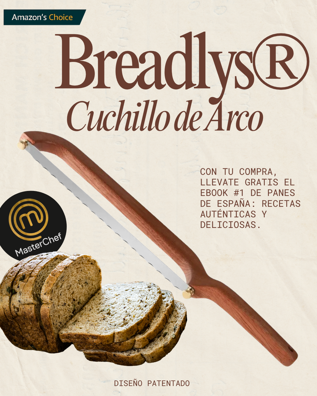 Breadlys® Cuchillo de Arco