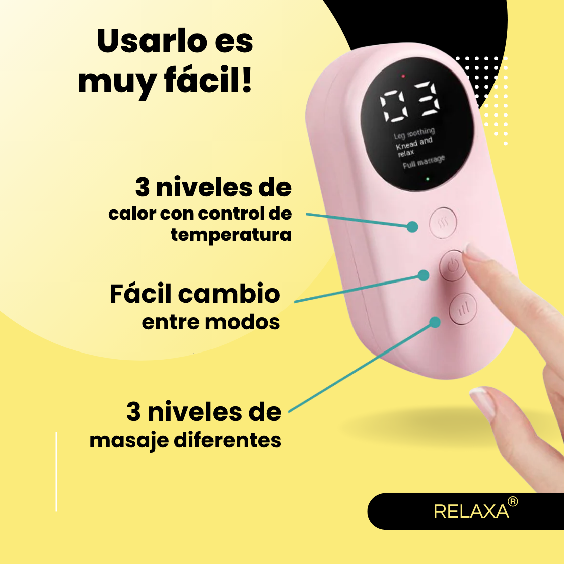 Masajeador 3 en 1 Relaxa®